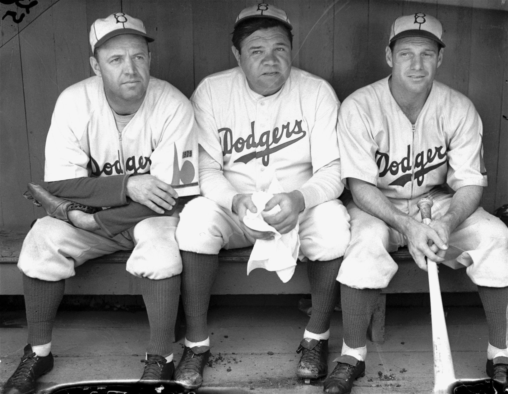 The Babe was a Dodger?
